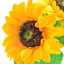 3 LED Sunflowers, Night Light, Room Decoration, Height 26 cm, Charging via Cable, for Children, Spring Decoration 4