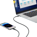 3 m Fast Charging Cable USB C to iPhone Lightning 29 W 3 A Data Cable for Quick Charging Durable Sturdy Cable for iOS Devices 7