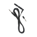 3 m Guitar Cable with Noise Reduction Audio Connecting Cable for Electric Guitar, Bass Guitar and Keyboards 6.35 mm and 3.5 mm Connectors 3