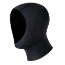 3 mm Neoprene Diving Hood with Head and Neck Coverage for Diving, Snorkelling, and Water Sports in Black 1
