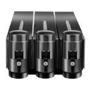 3 Pack Wall-Mounted Soap and Shower Gel Dispenser 420 ml Detergent Holder 15x8x28cm Bathroom Dispenser with Screws and Wall Plugs 8