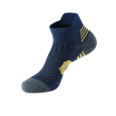 3 pares de calcetines deportivos profesionales unisex cortos, talla 41-46 EUR, color azul oscuro, antideslizantes y de secado rápido. 2