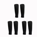 3 pares de meias de futebol para adultos unisex com protecções de canela altas até aos joelhos elásticas respiráveis desportivas de secagem rápida 1