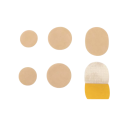 3 pares de parches autoadhesivos para reparar zapatos hechos de cuero de microfibra 3x3 cm, 4x4 cm, 4x5 cm Parches negros para grietas y superficies dañadas del calzado 8