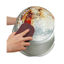 3 pcs sponge 11.8x7.2x3 cm Double-sided sponge for dishes and burnt-on food Strong foam Removes oil stains and rust Kitchen cleaning 6