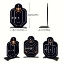 3 pcs Training Steel Target 6.2 x 4.2 x 2.3 cm Mini Targets for Precision Shooting Stainless Steel Alloy Durable Training Target 3