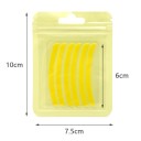 3 perechi de bigudiuri din silicon pentru gene 6 cm Laminare gene suporturi din silicon moi pentru ondularea și întinderea genelor Set de lifting pentru gene 6 bucăți 3