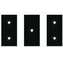 3 pz Pellicola protettiva per piano cottura contro lo sporco 54×27 cm nera possibilità di taglio per piano cottura a gas e protezione della superficie 2