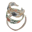 3 stk broderede blondehårbånd størrelse 12 cm Hårbånd med blomster Elegante hårpynt til kvinder til bryllupper og festlige frisurer 2