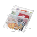 3 Stück Nylon-Netzbeutel mit Reißverschluss 34 x 25 cm Robuste Aufbewahrungstaschen für Spielzeug Wäsche Reisen Organizer Kleinigkeiten Haushalt 3