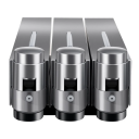 3 stuks wandgemonteerde zeep- en douchegeldispenser 420 ml Wasmiddeldispenser 15x8x28cm Badkamerdispenser met schroeven en pluggen 2