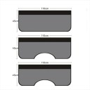 3 sztuki magnetyczna ochronna podkładka do auta Pokrywa błotnika 110 x 45 cm Uniwersalna ochrona nadwozia pojazdu 3