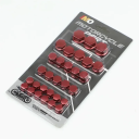 30 buc capace colorate pentru piulițe de motocicletă 1,4/1,2/1/0,8 cm capace decorative pentru protecție șuruburi accesorii de tuning pentru modificarea roților 4