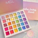 30 Colour Eyeshadow Palette Rainbow Coral Shades Matte Pearlescent Shimmer High Pigmentation Party and Dance Makeup 6