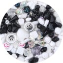 30 g barocke Acrylperlen Acryl Dekorative Perlen zur Schmuckherstellung von Armbändern Halsketten Anhängern Dekorationen Basteln 8