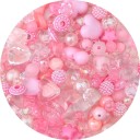 30 g perle acriliche barocche Perle decorative in acrilico per la creazione di gioielli bracciali collane ciondoli Creazione 3