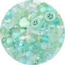 30 g perle acriliche barocche Perle decorative in acrilico per la creazione di gioielli bracciali collane ciondoli Creazione 4