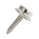 30 kpl ruostumattomia patentti sulkimia ruuveilla 15 mm setti teltta vene markiisi auto katos merivarusteet kestäviä nappeja 3