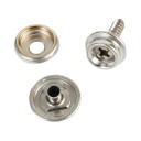 30 Stainless Steel Snap Fasteners with Screws 15 mm Set for Tent Boat Awning Car Canopy Marine Accessories Durable Snaps 4