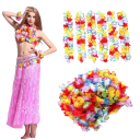 30 Stück Hawaii-Party Blumen-Girlanden Künstliche Blumen um den Hals Sommer Strandhochzeit Geburtstage Tropische Dekoration Mehrfarbiges Set 5