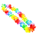 30 Stück Hawaii-Party Blumen-Girlanden Künstliche Blumen um den Hals Sommer Strandhochzeit Geburtstage Tropische Dekoration Mehrfarbiges Set 6