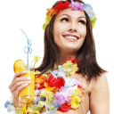30 Stück Hawaii-Party Blumen-Girlanden Künstliche Blumen um den Hals Sommer Strandhochzeit Geburtstage Tropische Dekoration Mehrfarbiges Set 7