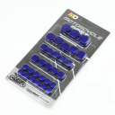 30 tapas decorativas para tuercas de motocicleta, de colores, de 1,4/1,2/1/0,8 cm, para protección de pernos, accesorios de ajuste para modificación de ruedas. 5