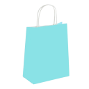 30 unidades de bolsas de regalo de kraft 15 x 21 cm con asa Bolsas de papel de colores para regalos embalaje de productos ecológicas bolsas de papel resistentes reutilizables 12