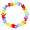 30 unidades de guirnaldas florales hawaianas Flores artificiales para el cuello Decoración tropical de verano Boda Cumpleaños Fiesta de playa Set multicolor 2