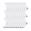 30 ζευγάρια unisex αθλητικές κάλτσες EUR 38-47 αναπνεύσιμες βαμβακερές κάλτσες με αντιολισθητική επιφάνεια για τρέξιμο, πεζοπορία, fitness 4