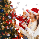 300 pcs Christmas Snowflakes 2 cm Confetti Decorations for Tree Cake Ornaments Winter Christmas Decoration Home Party Decor Various Colours of Flakes 10