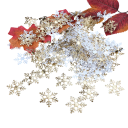 300 pz Fiocchi di neve di carta Confetti invernali natalizi per matrimoni compleanni feste Decorazione festiva Decorazione per stanze Vari 4