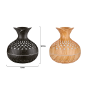 300ml luchtbevochtiger met houtdecor USB aroma diffuser 2,5W DC5V ultrasone verstuiver 300-450ml voor thuis 2