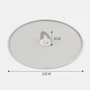 33 cm Stainless Steel Splatter Guard Lid Frying Cover Fine Steel Mesh Kitchen Utensil 2