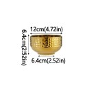 338 ml Taça brilhante para alimentos 12 × 6,4 × 6,4 cm aço inoxidável taça de servir para acompanhamento, molhos e pequenas porções 5
