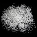 350 pièces de élastiques transparents 1