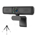 Webbkamera 2K med upplösning 2560 x 1440 px för videosamtal och streaming Automatisk fokus Mikrofon Synfält 110° USB 2.0 30 fps 2