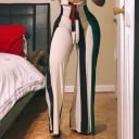 Randig jumpsuit för kvinnor B824 2