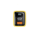 35W GaN-snellader met LED-display USB C en USB A EU-stekker dubbele USB C-kabel 60W PD dubbele uitgang voor het opladen van twee apparaten 5