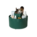 360° draaibare plastic pen- en borstelhouder, multifunctionele cosmetica-organizer, kaptafel, badkameropbergdoos zonder accessoires 4