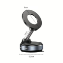 360° otočný magnetický držiak na telefón Skladací výsuvný ABS materiál Prísavka Magnetický krúžok na palubnú dosku 2