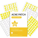 360 pcs Patches hydrokoloïdaux invisibles pour boutons Acide salicylique Huile d'arbre à thé Centella Asiatica Soins de jour et de nuit 10