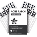 360 pcs Patches hydrokoloïdaux invisibles pour boutons Acide salicylique Huile d'arbre à thé Centella Asiatica Soins de jour et de nuit 8