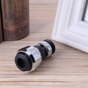 360° Rotating Tap Attachment Jointed End for Directing Water Flow Screw Thread Silver with Black Elements 4