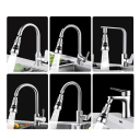 360° Universal Kitchen Tap Extension with Filter, Aerator and Spray Bubbler 145×50 mm Silver 2