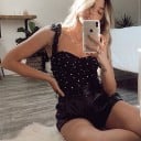 Top de lunares para mujer 7