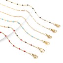 Damhalsband med pärlor 8