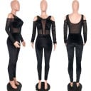 Jumpsuit i genomskinlig mocka för kvinnor 5
