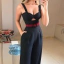 axelbandslös formell jumpsuit A2104 för kvinnor 2