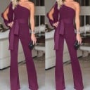 Off-shoulder fest jumpsuit för kvinnor 12